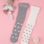 Pack 2 collant girl "cuori"