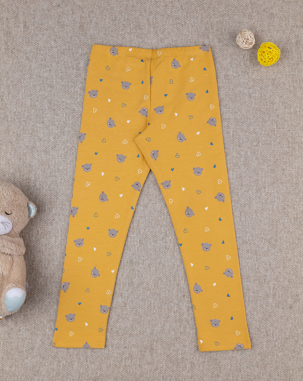 Legging bimba giallo Prenatal