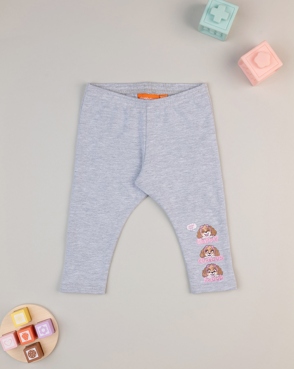 Legging bimba grigi paw patrol