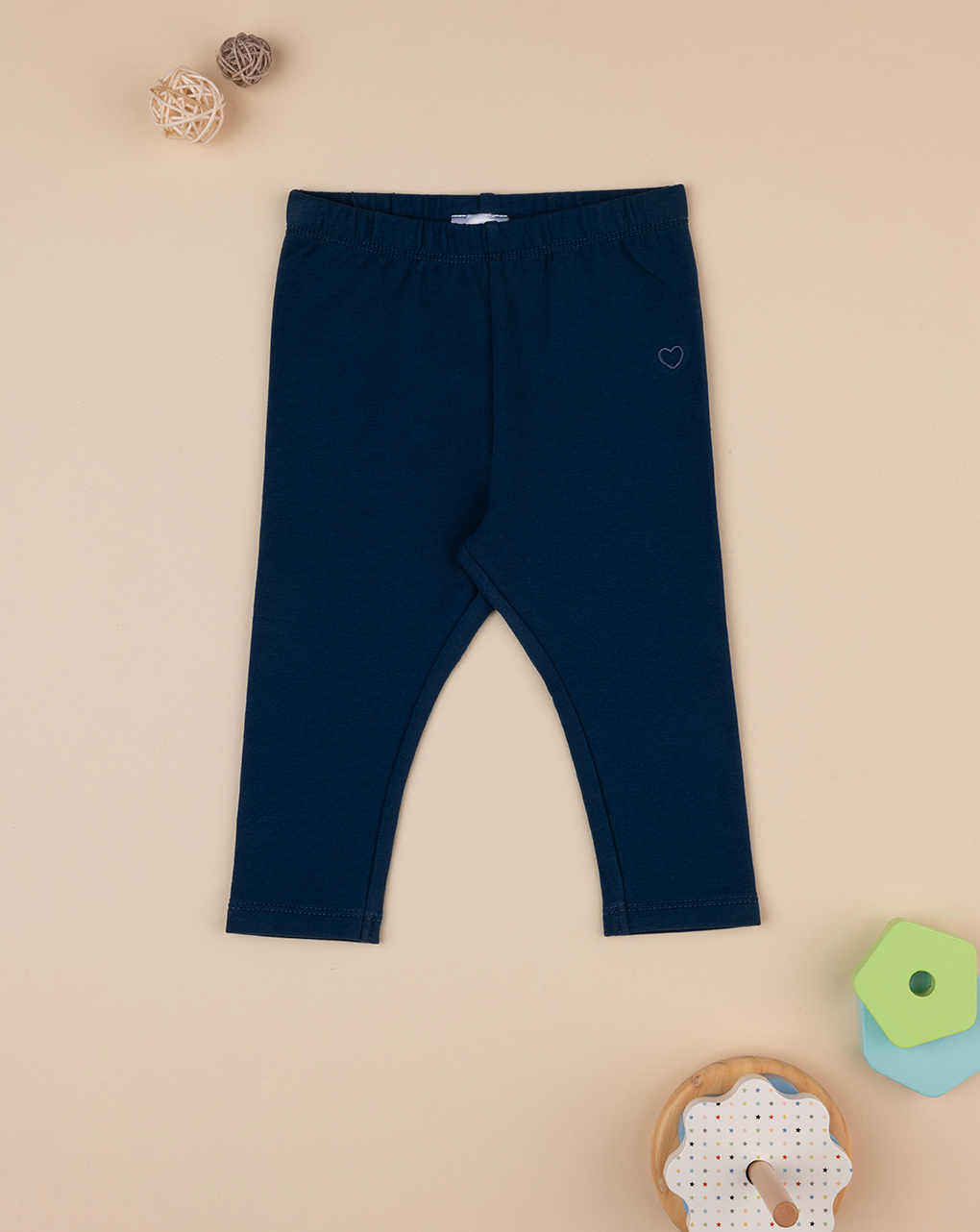 Legging bimba blu