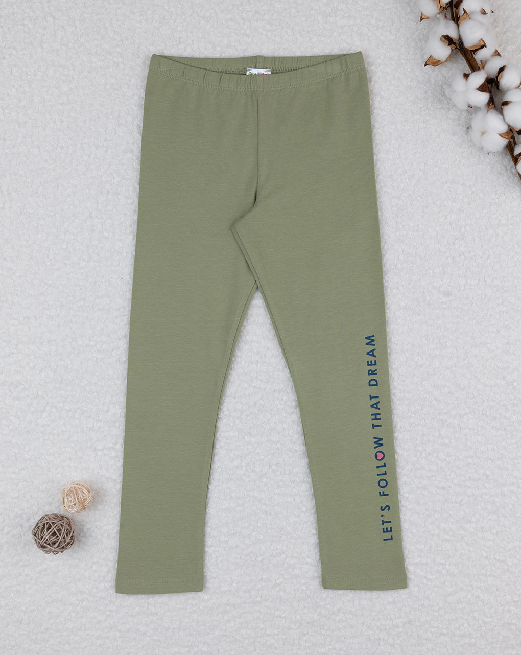 Legging bimba verde