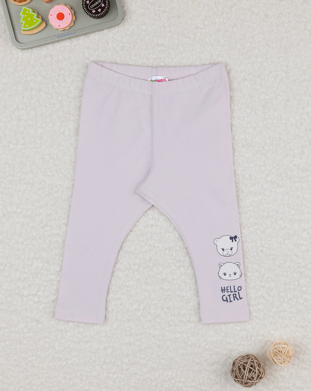 Legging bimba lilla