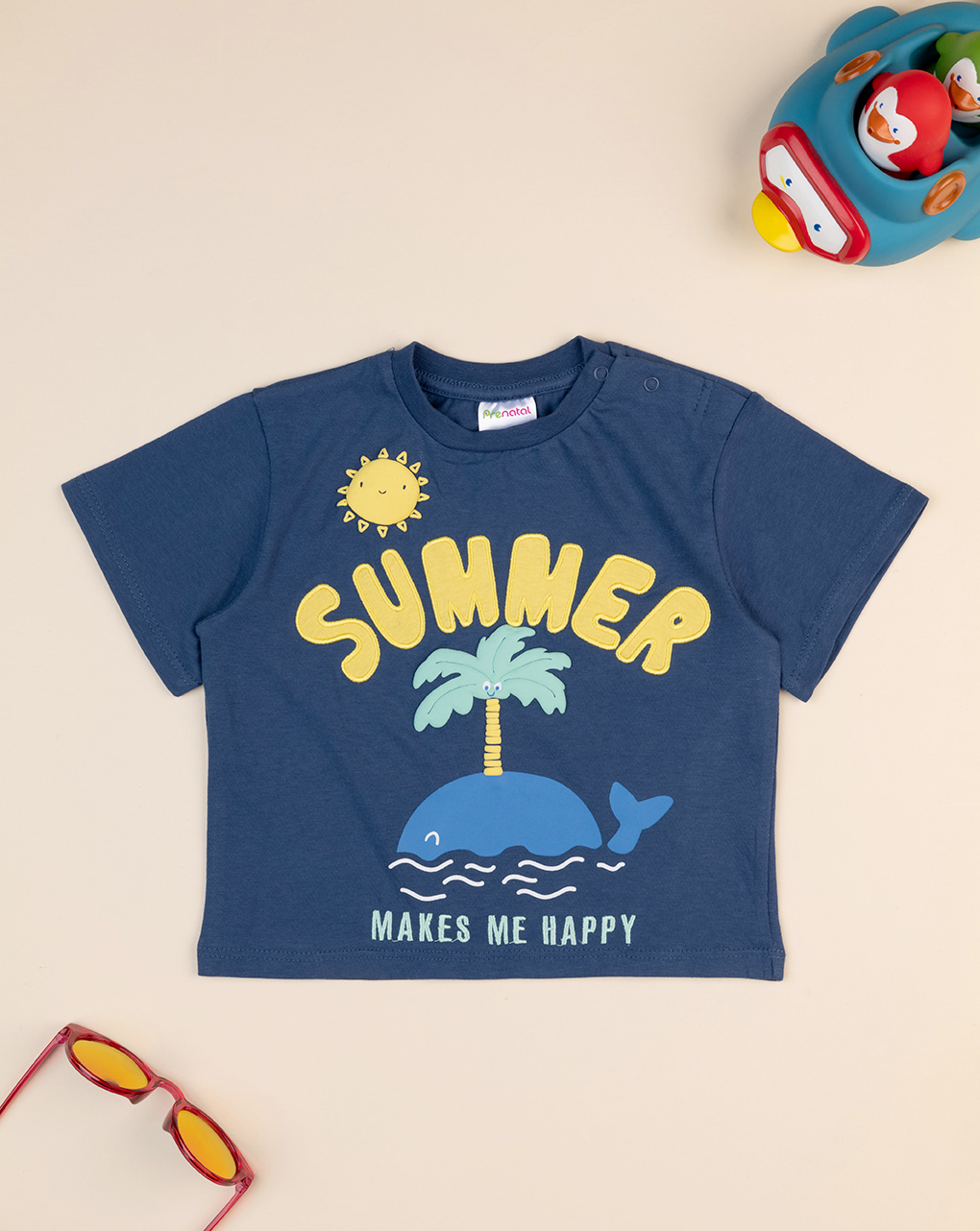 T-shirt blu bimbo "summer"