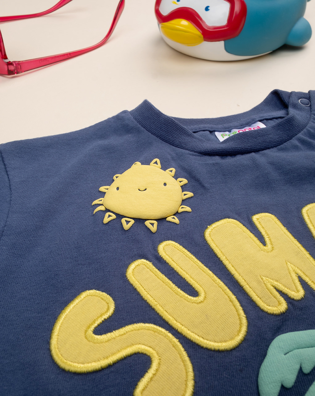 T-shirt blu bimbo "summer"