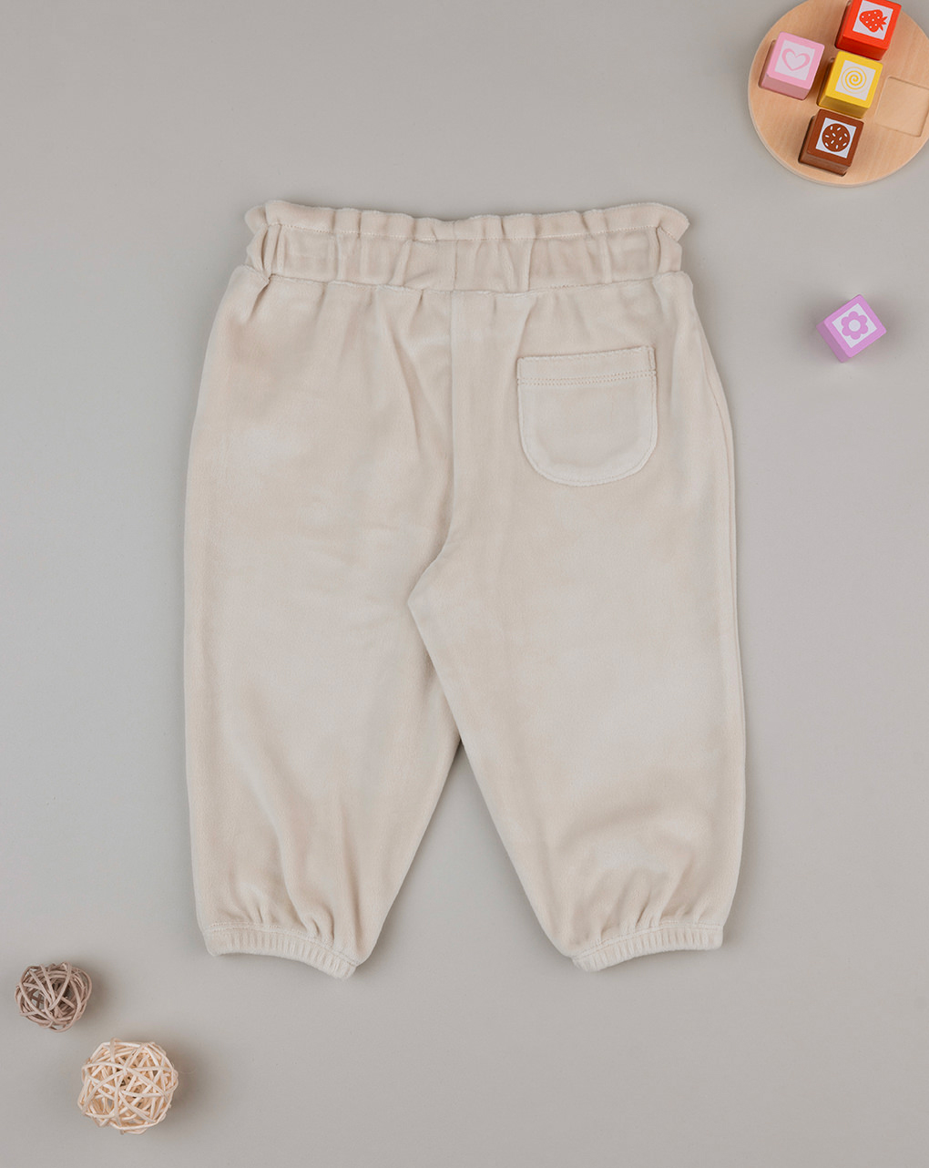 Pantalone bimba beige