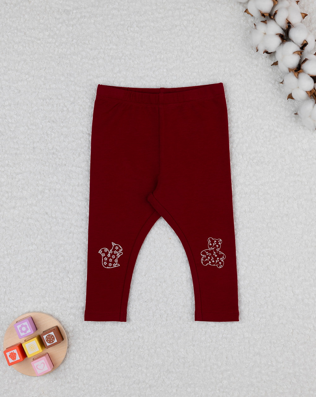 Legging bimba bordeaux