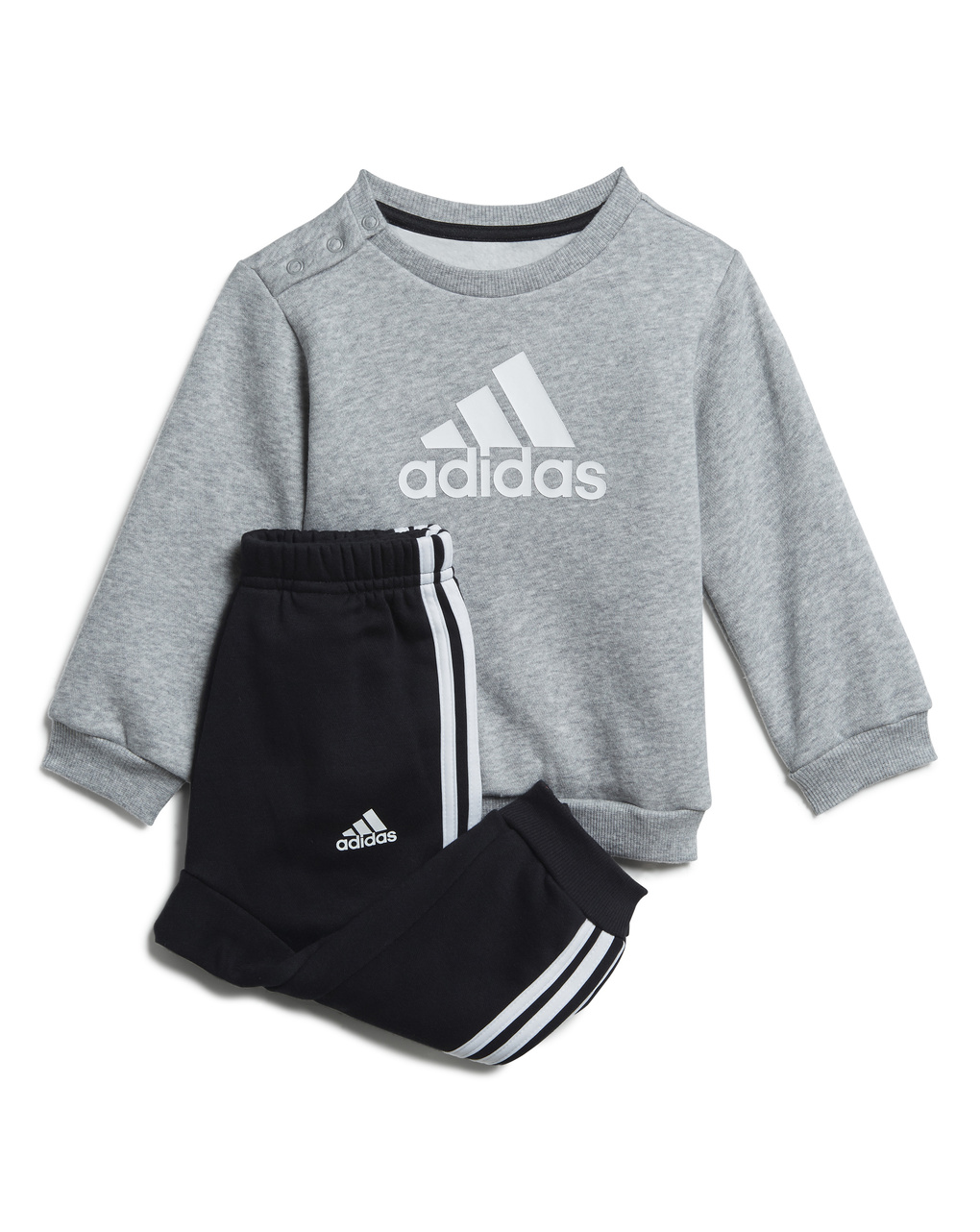 Completo sportivo adidas grigio nero Prenatal