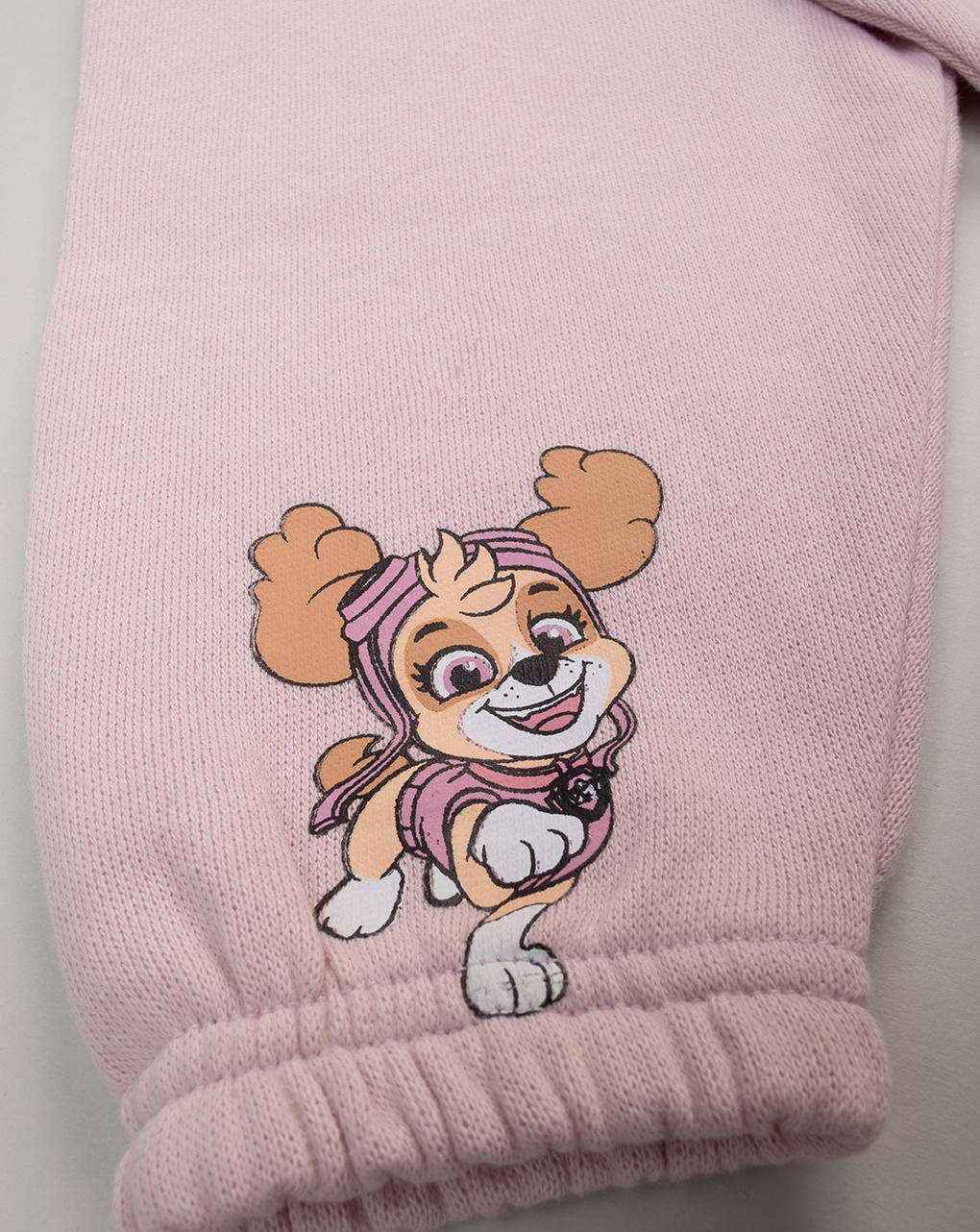 Pantalone felpato bimba rosa paw patrol