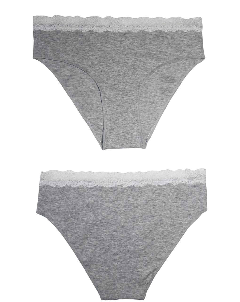 Pack 2 slip con pizzo