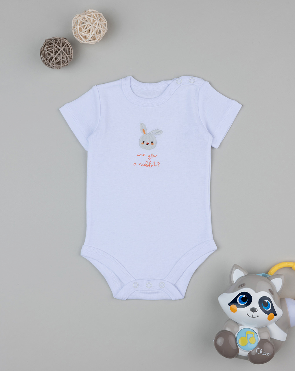 Body baby unisex bianco