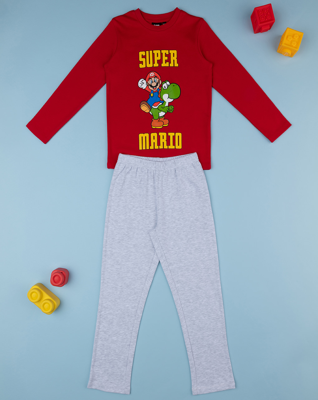 Pigiama lungo bambino super mario