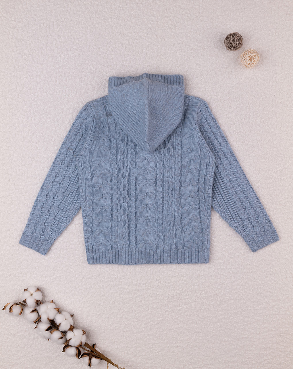 Cardigan con cappuccio bambino