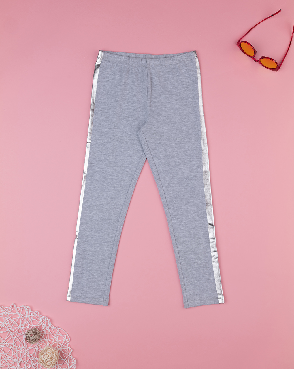 Legging bambina banda laterale