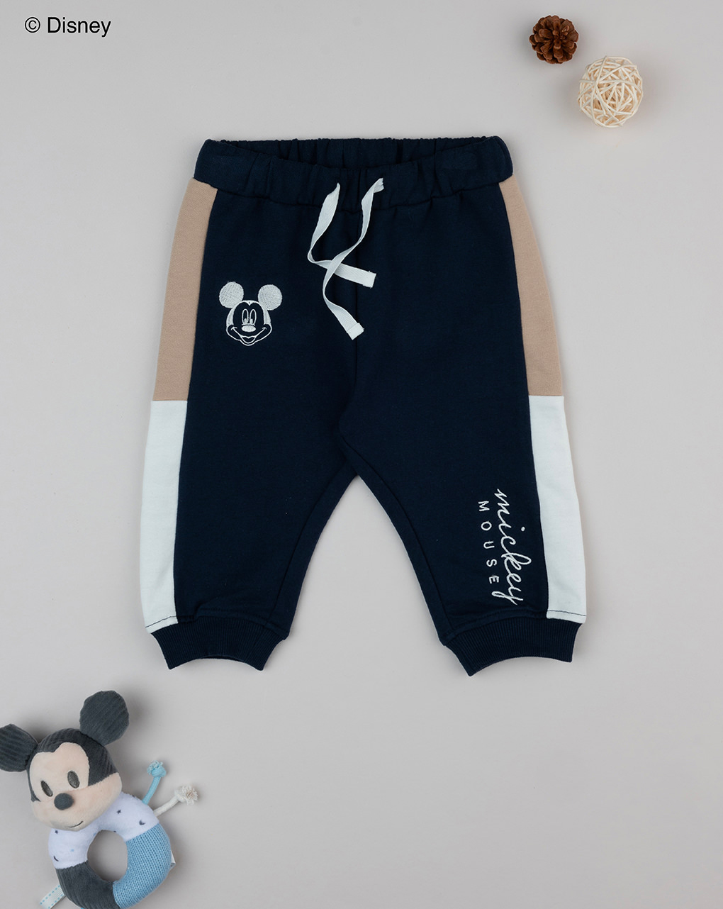 Pantalone felpato bimbo disney topolino