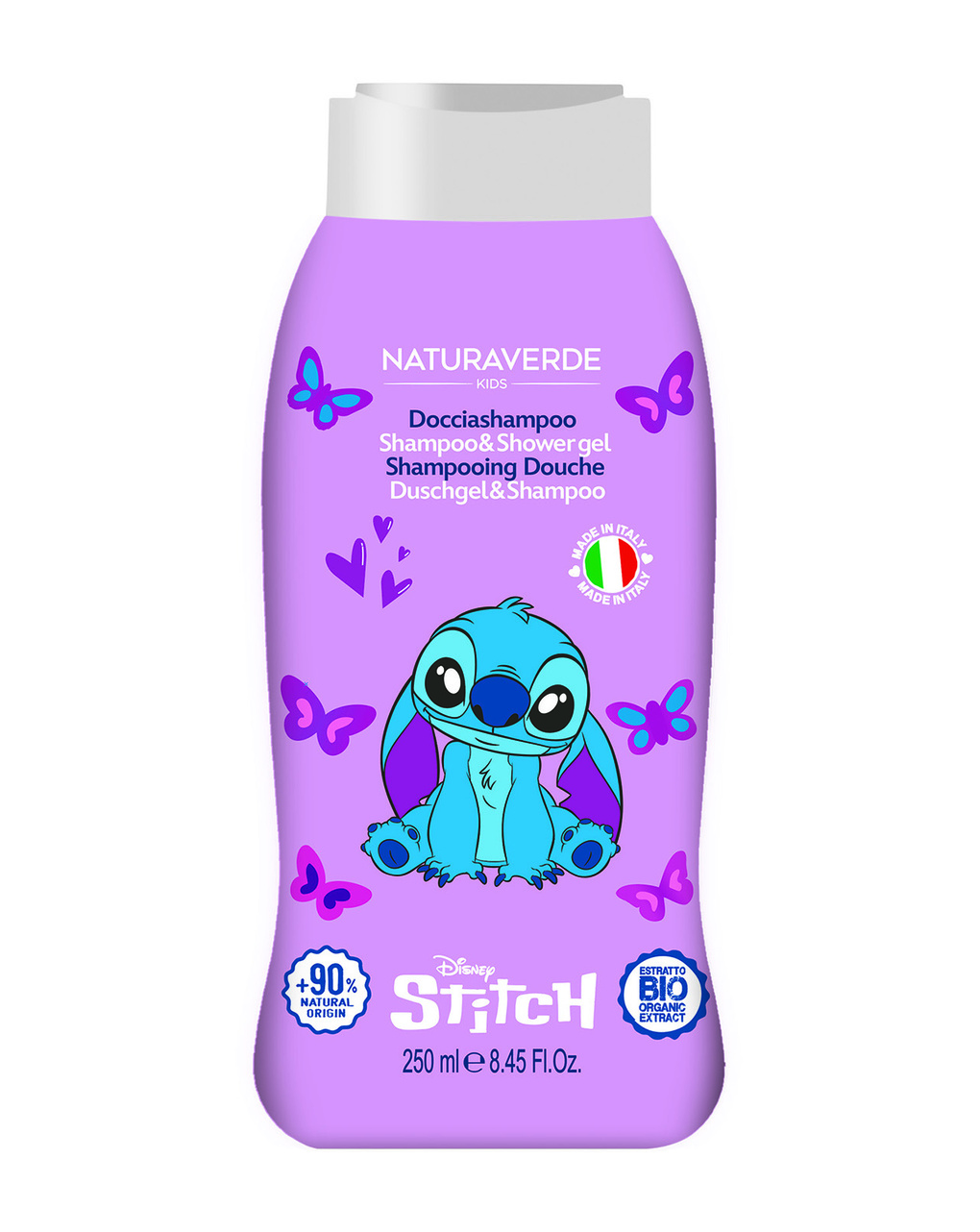 Disney stitch doccia shampoo 250ml - naturaverde