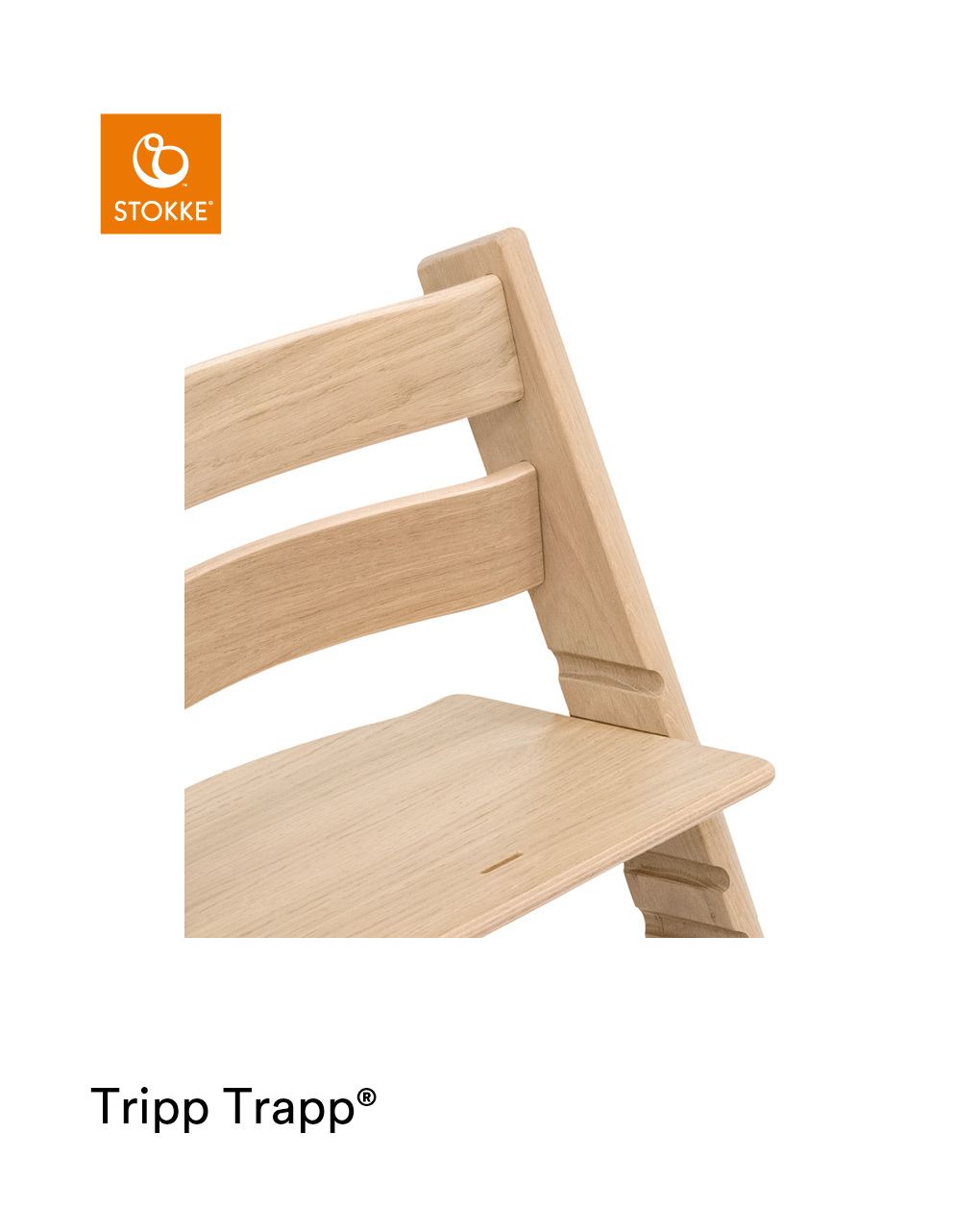 Tripp trapp® sedia rovere naturale - stokke