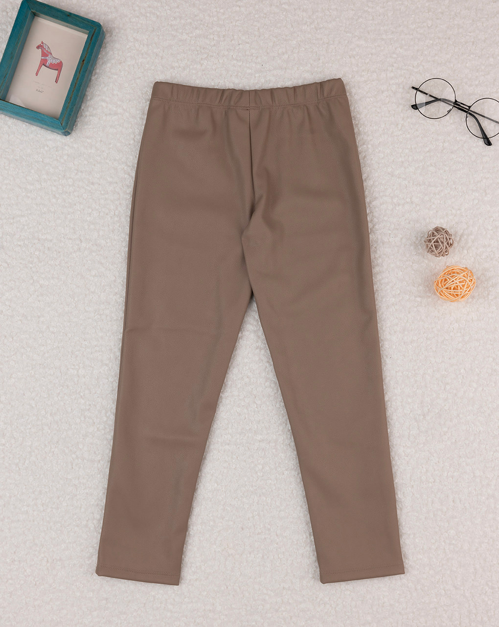 Legging bimba marroni