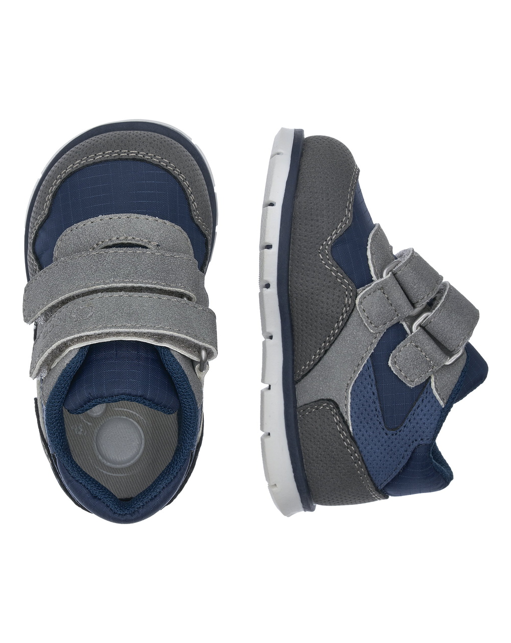 Chicco - sneaker flarel con doppio velcro