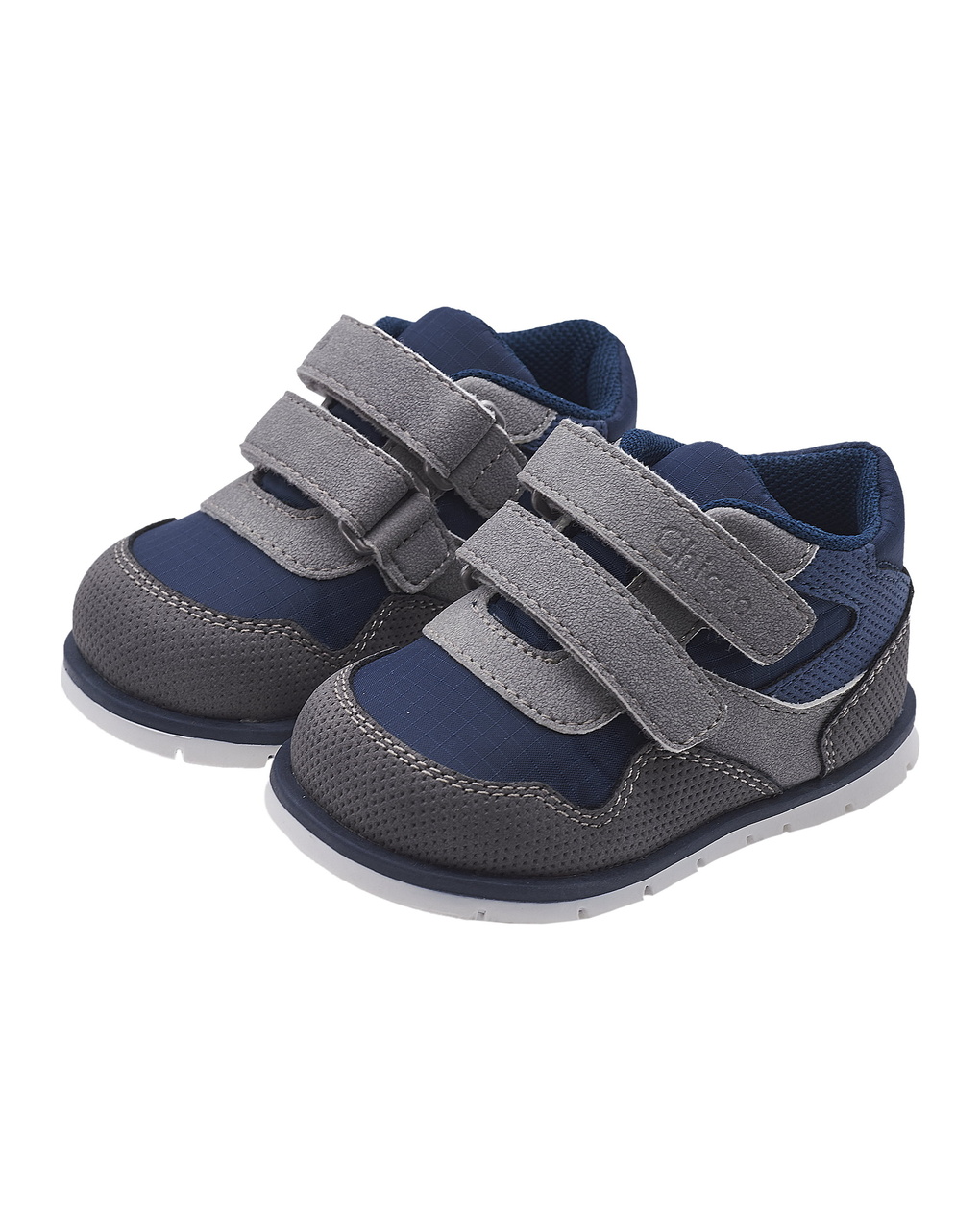 Chicco - sneaker flarel con doppio velcro