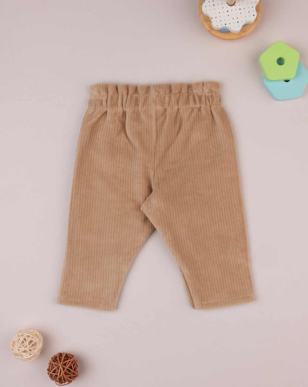 Pantaloni bimba marroni