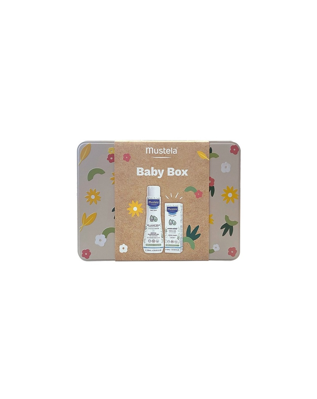 Baby box detergente delicato + hydra bébé crema viso - mustela