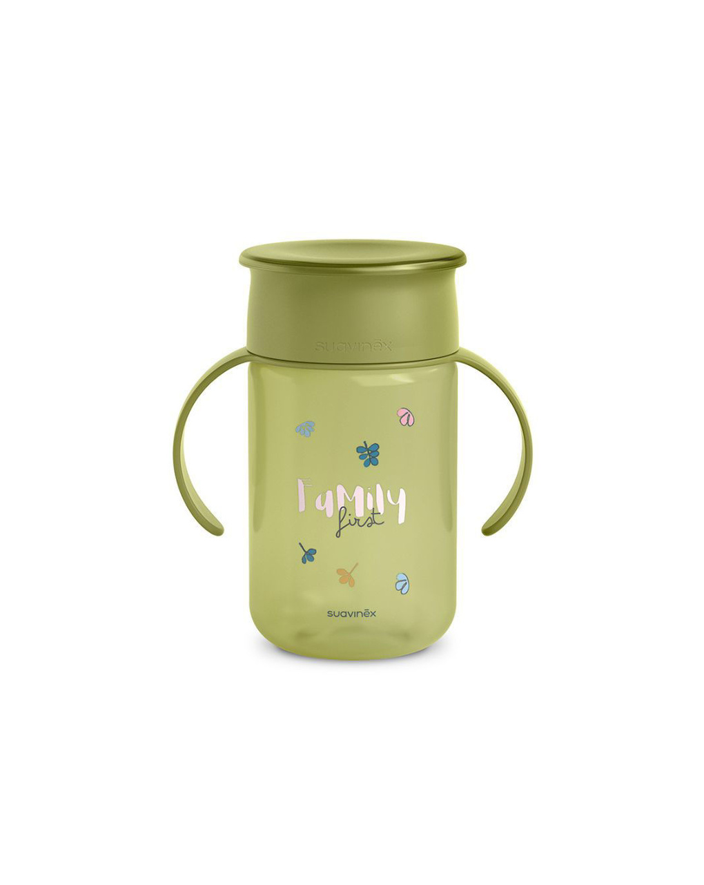 Tazza 360° my family 340 ml pistacchio - suavinex