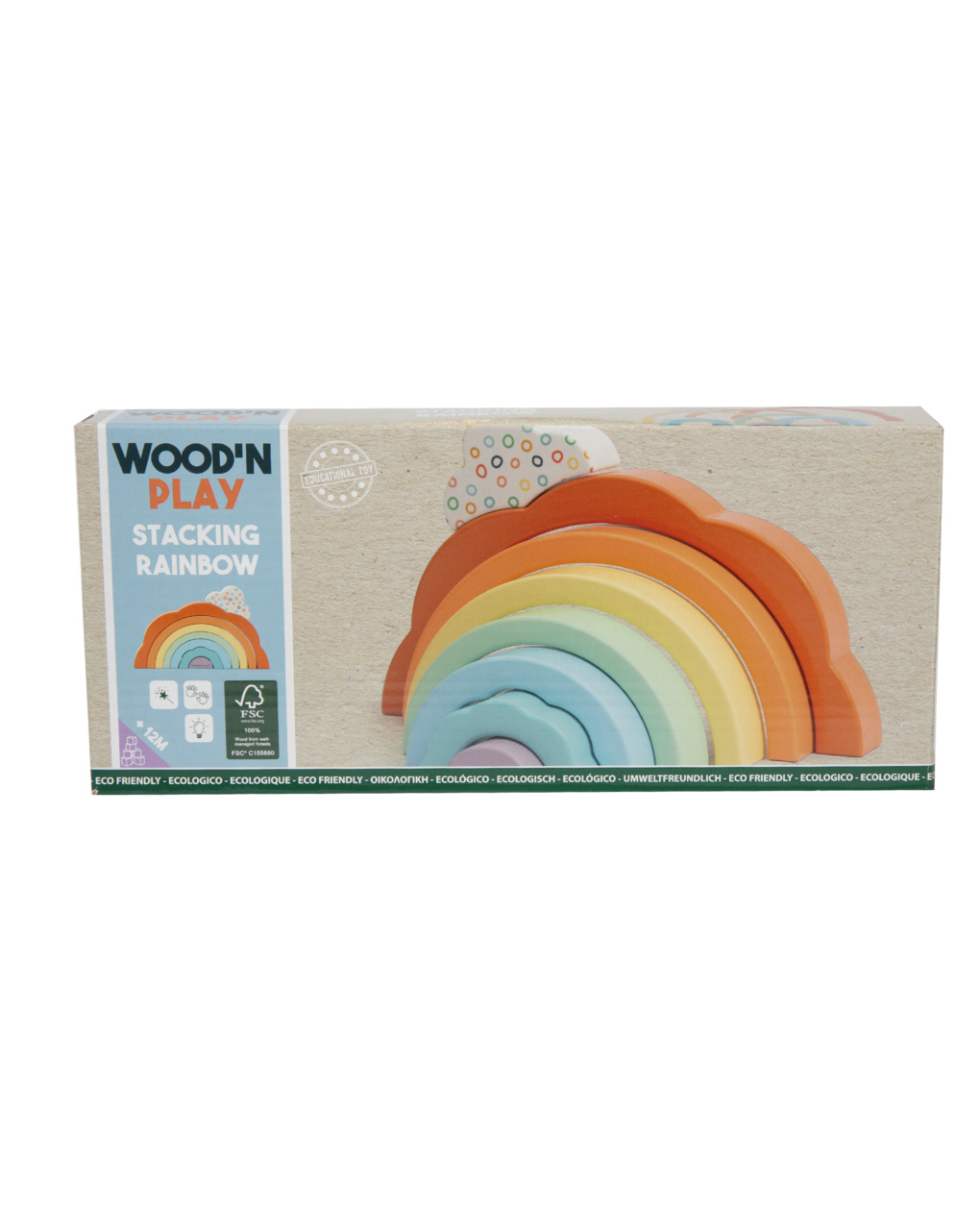 Arcobaleno impilabile - 18m+ - baby smile