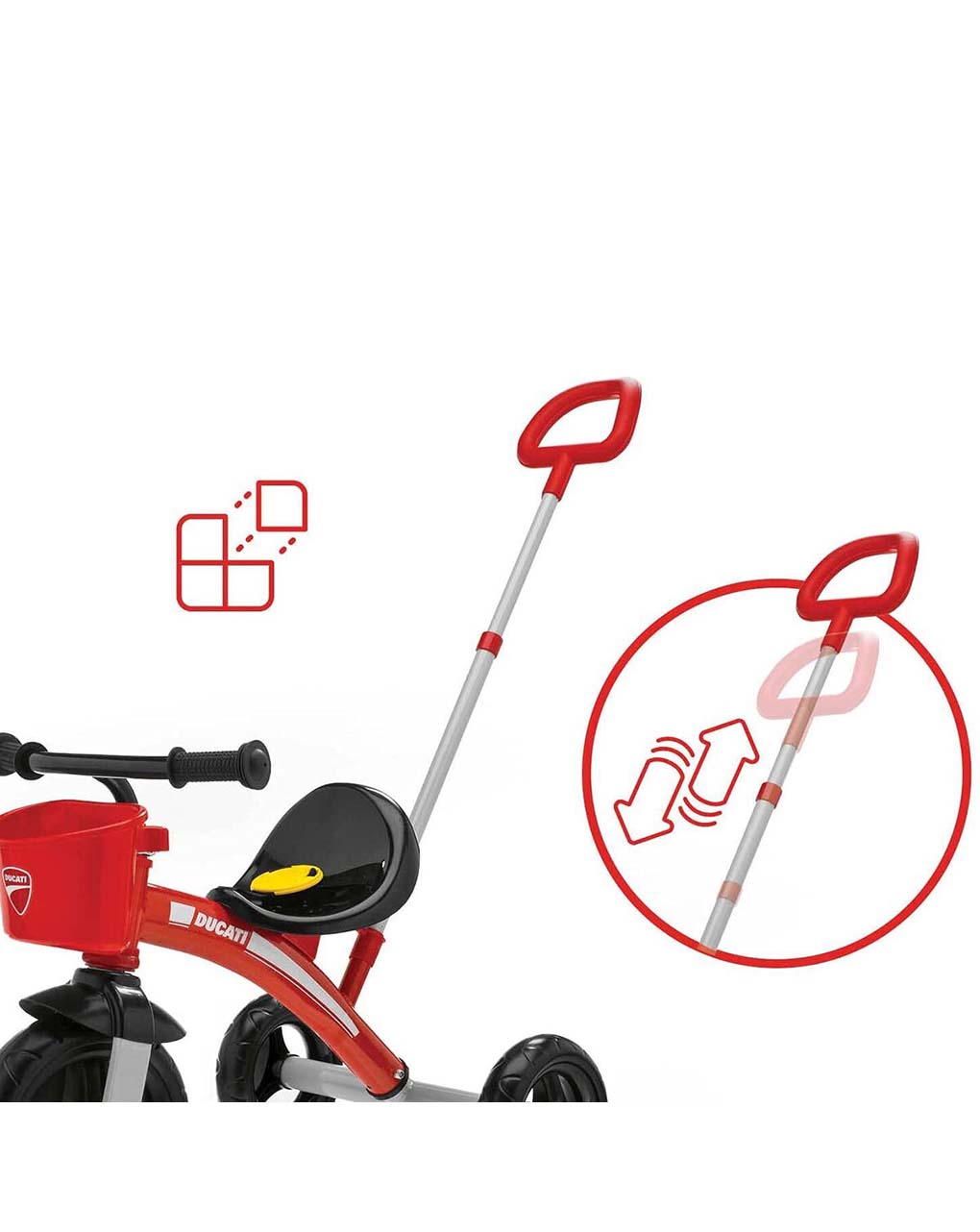 Triciclo u-go ducati - 18m+ - chicco