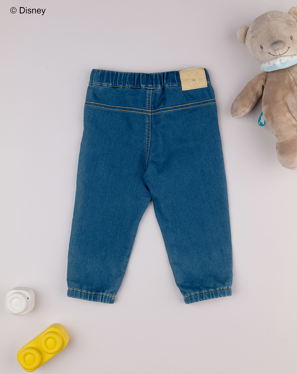 Pantaloni denim bimbo winnie pooh