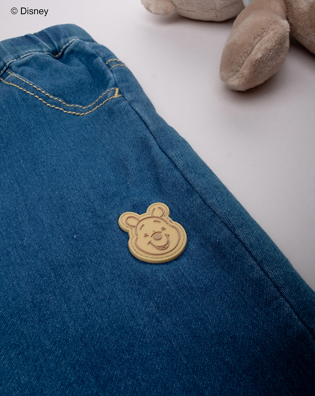 Pantaloni denim bimbo winnie pooh