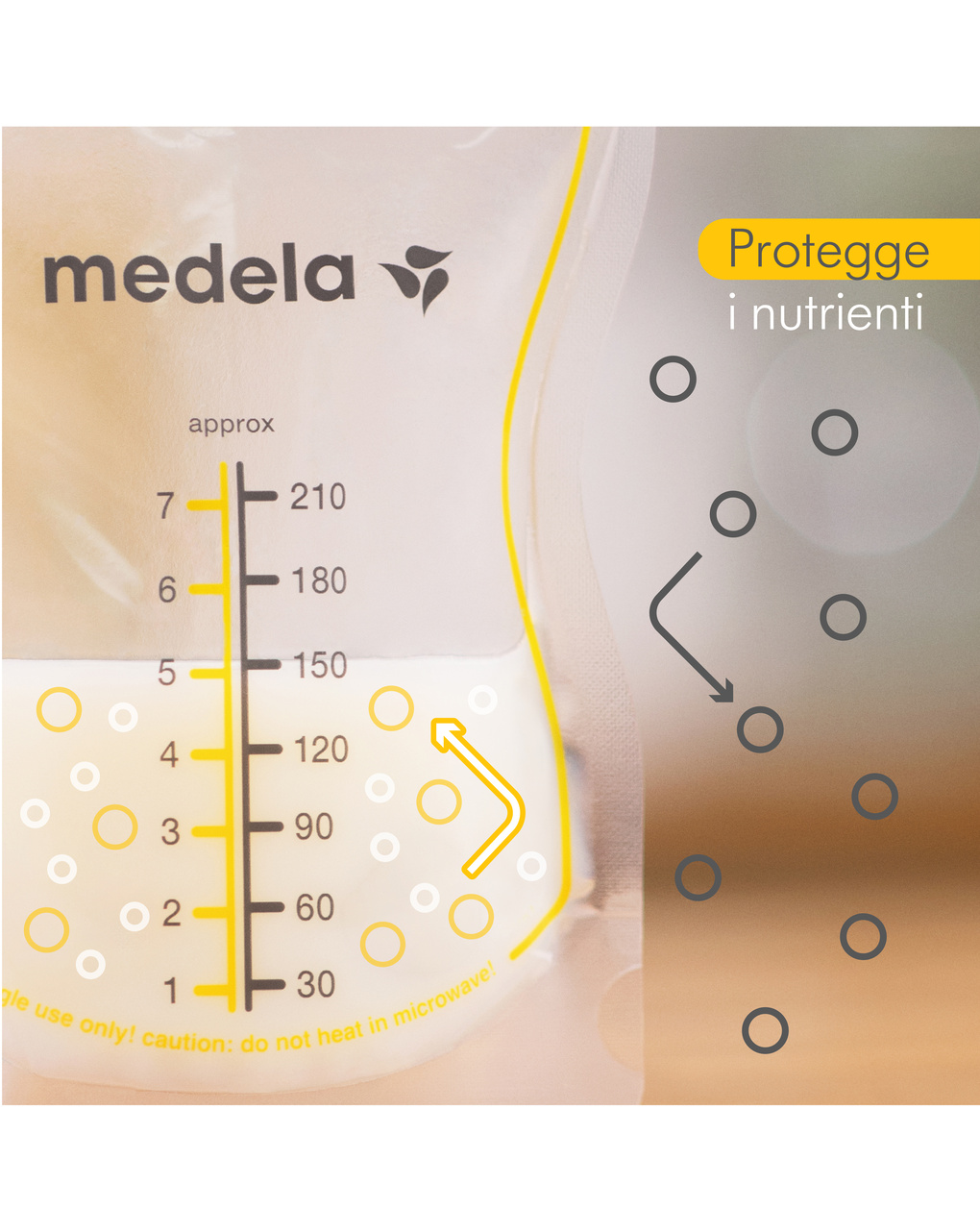 Sacche easy pour x25 per la raccolta del latte - medela