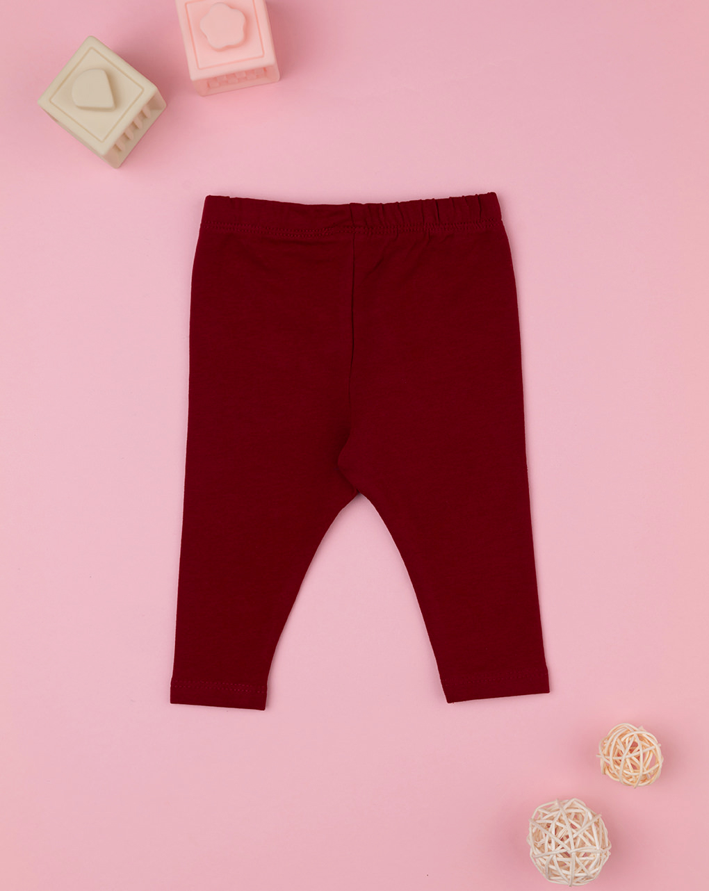 Leggings bordeaux bimba