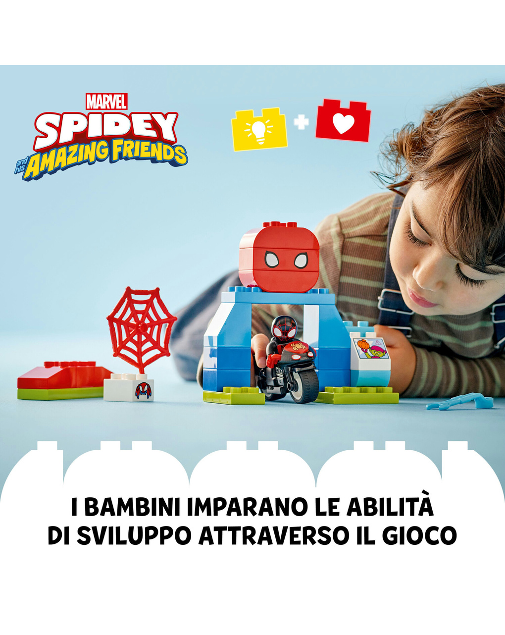 L'avventura in moto di spin - 2+  - lego duplo marvel