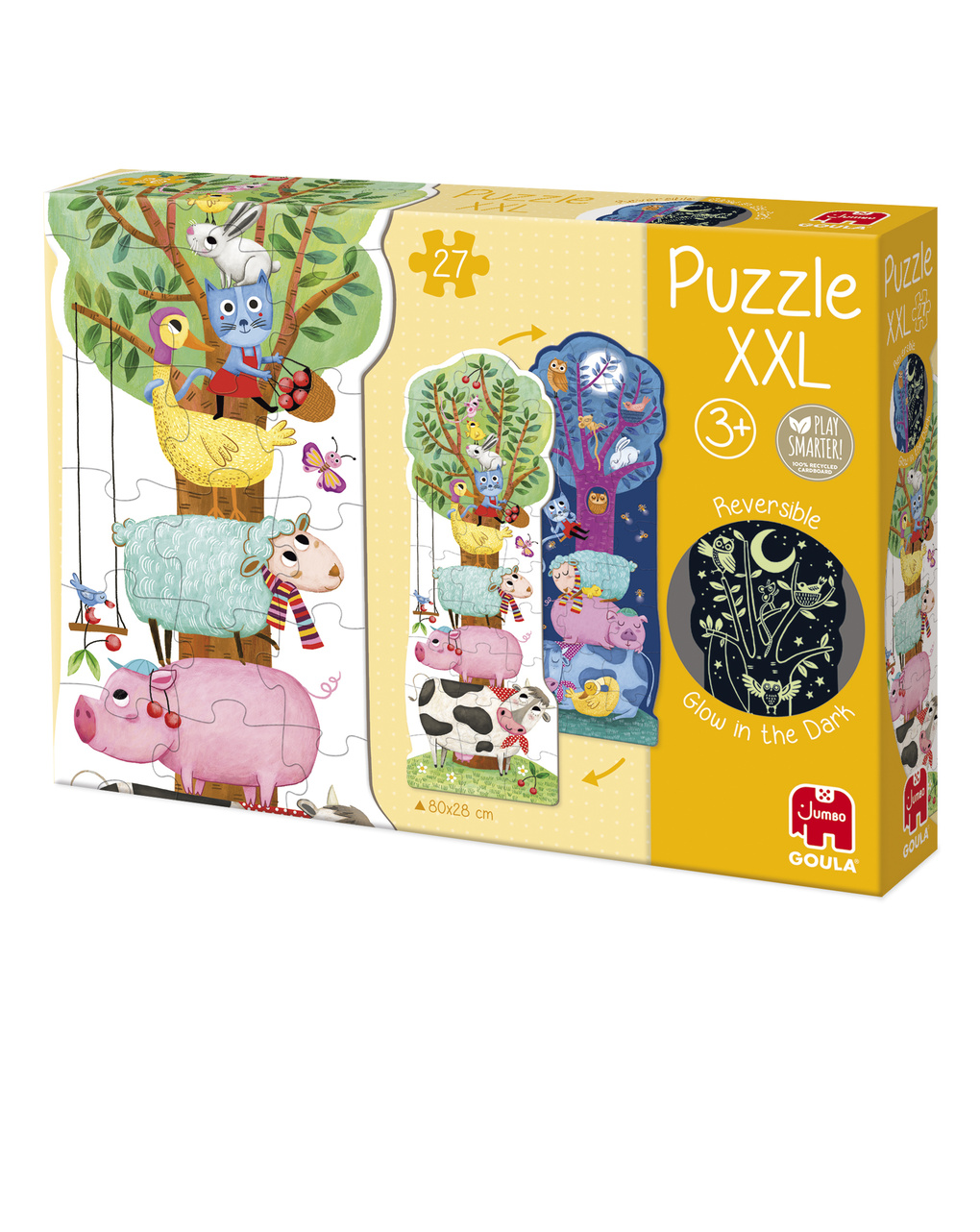 Puzzle xxl reversibile luce - 3+ - goula