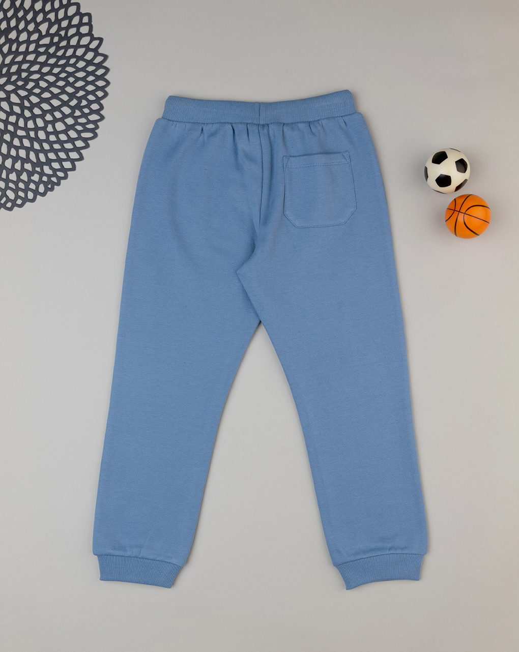 Pantaloni azzurri felpa bambino