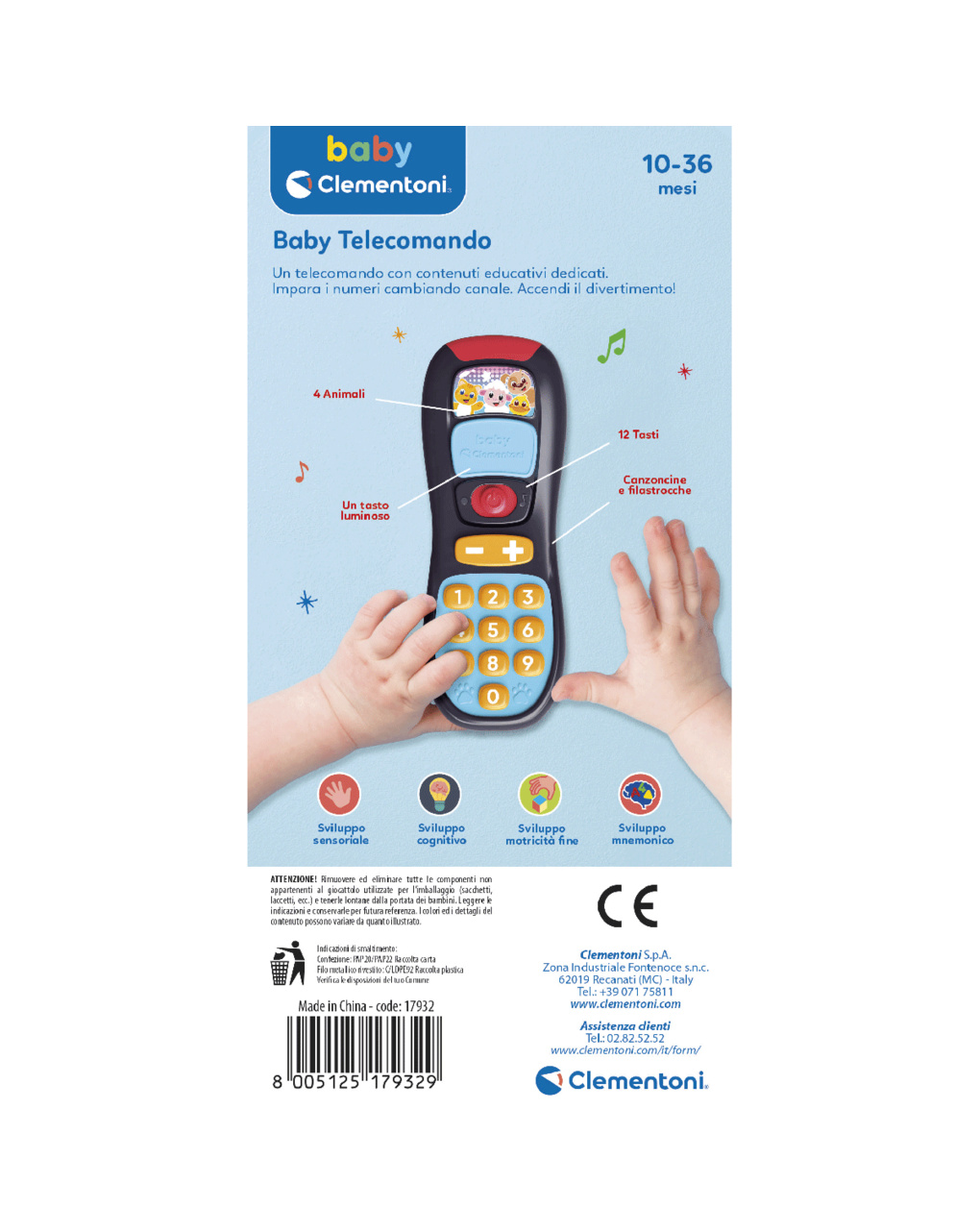 Smartphone touch & play - 10m+ - baby clementoni