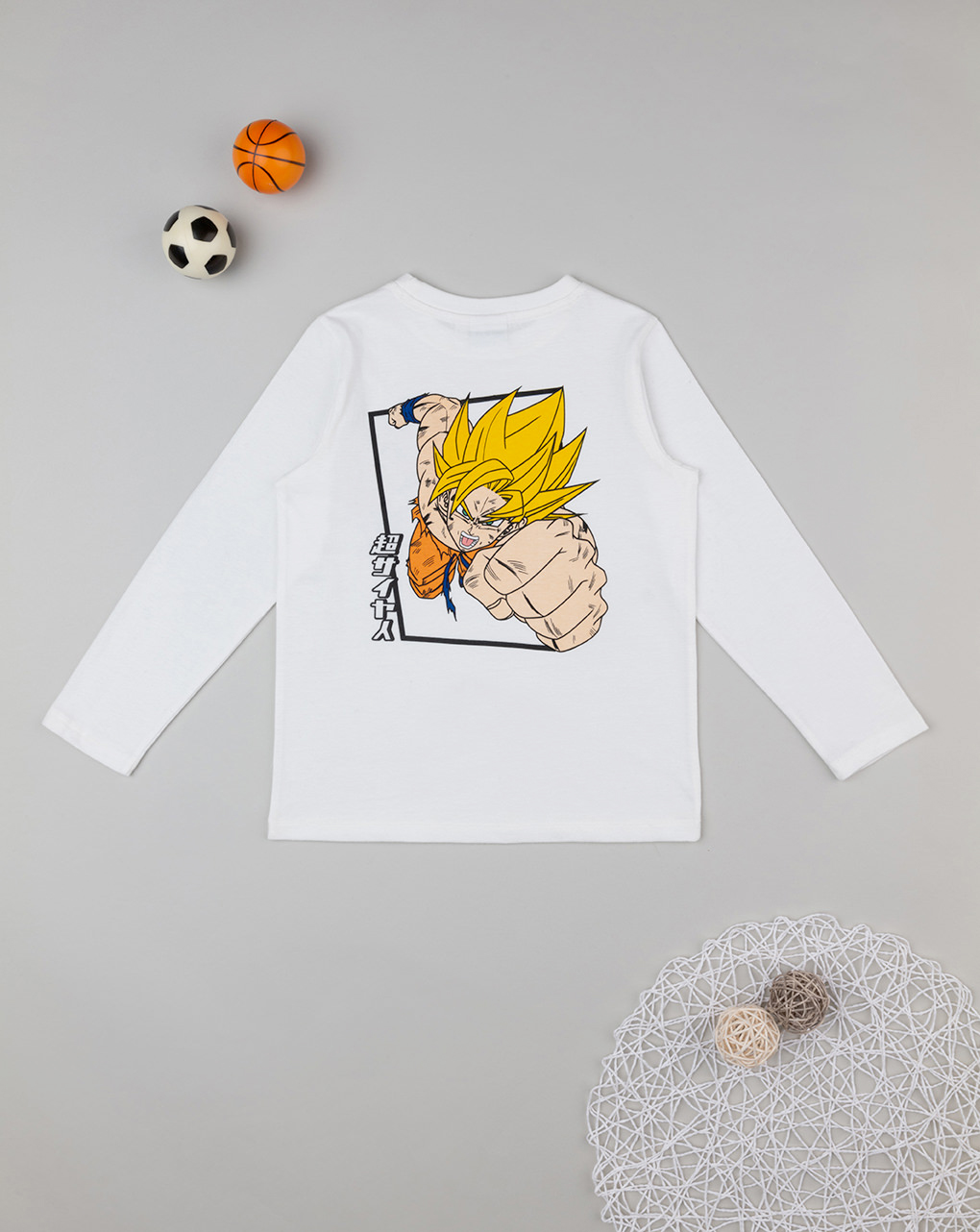 T-shirt maniche lunghe bambino "dragon ball"