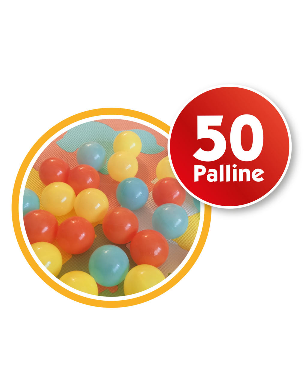 Tappeto puzzle activity con palline - 10m+ - baby smile