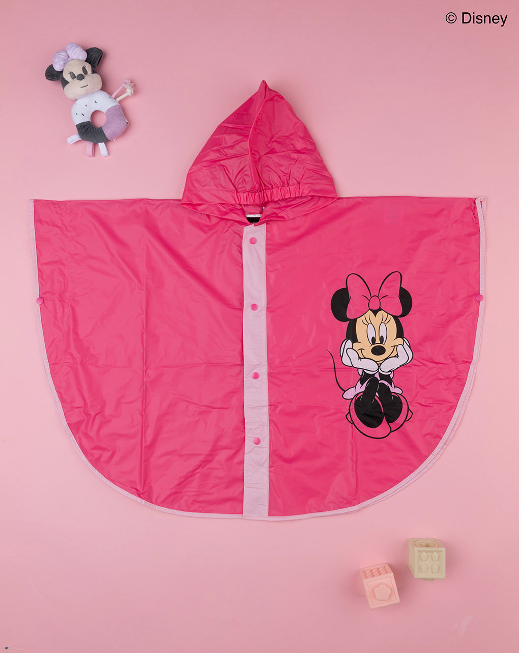 Mantella pioggia bambina disney minnie