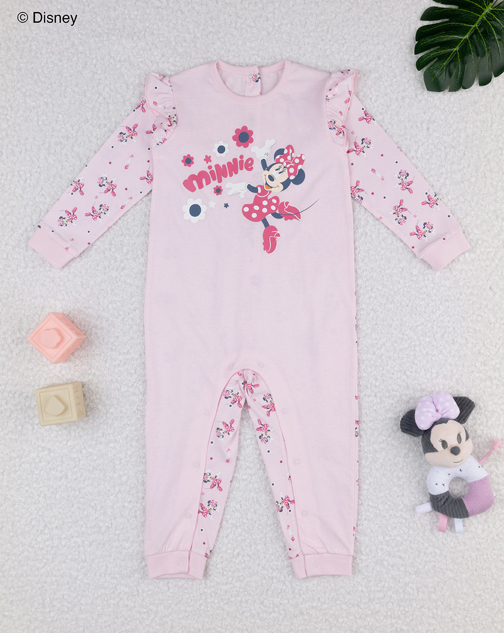 Pigiamone bimba rosa minnie