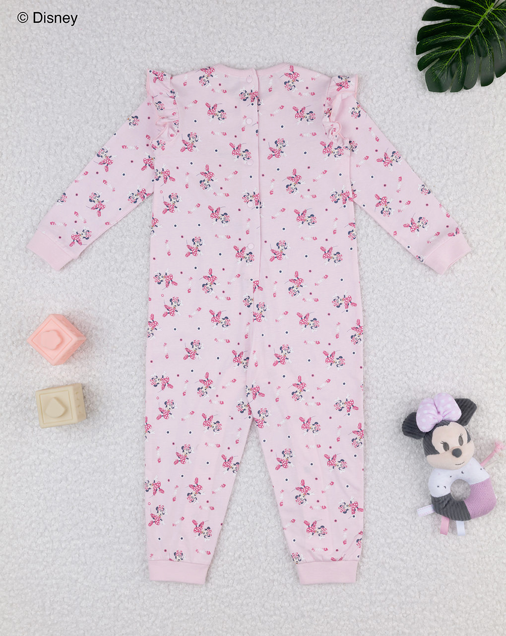 Pigiamone bimba rosa minnie