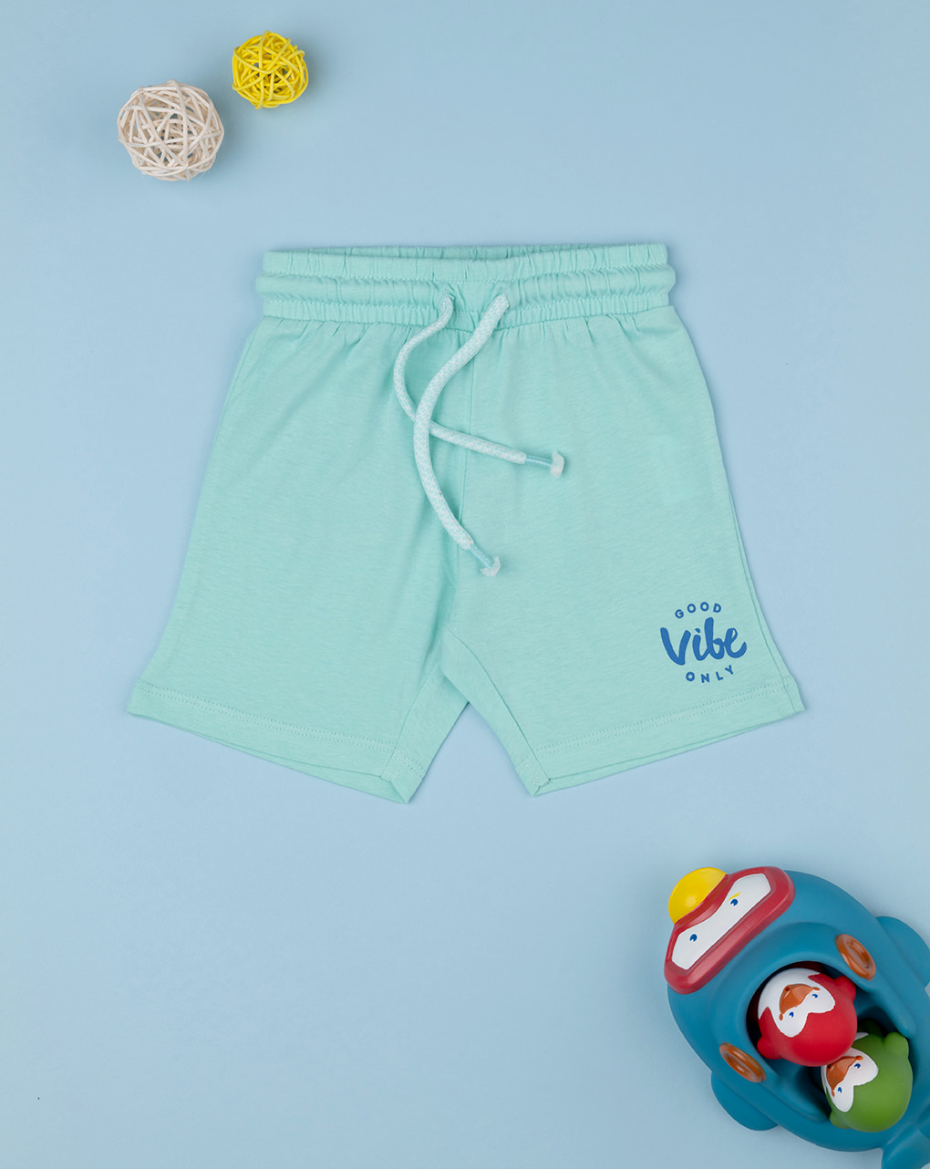 Shorts verde acqua bambino