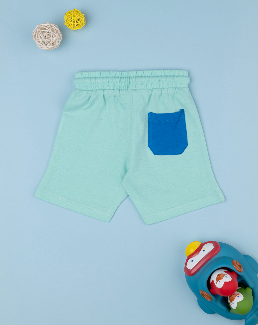 Shorts verde acqua bambino