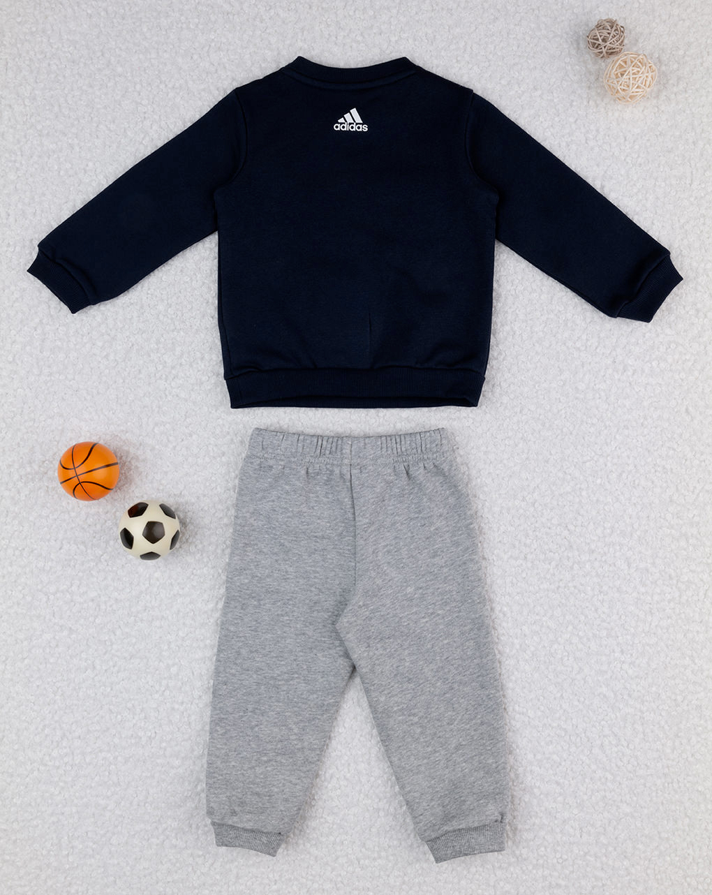 Jogging adidas bimbo blu/grigio