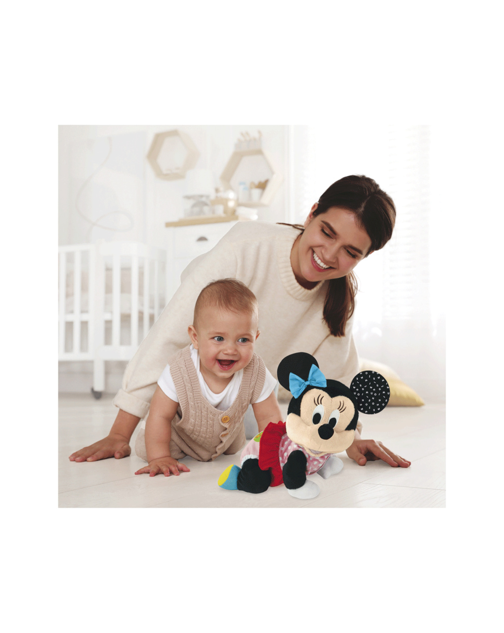 Disney baby minnie che gattona - 12m+ - baby clementoni