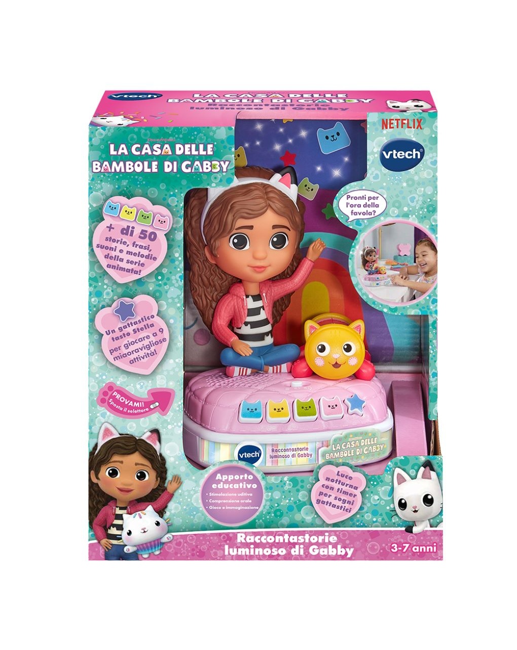 Racconta storie luminoso di gabby - 36m+ - gabby dollhouse