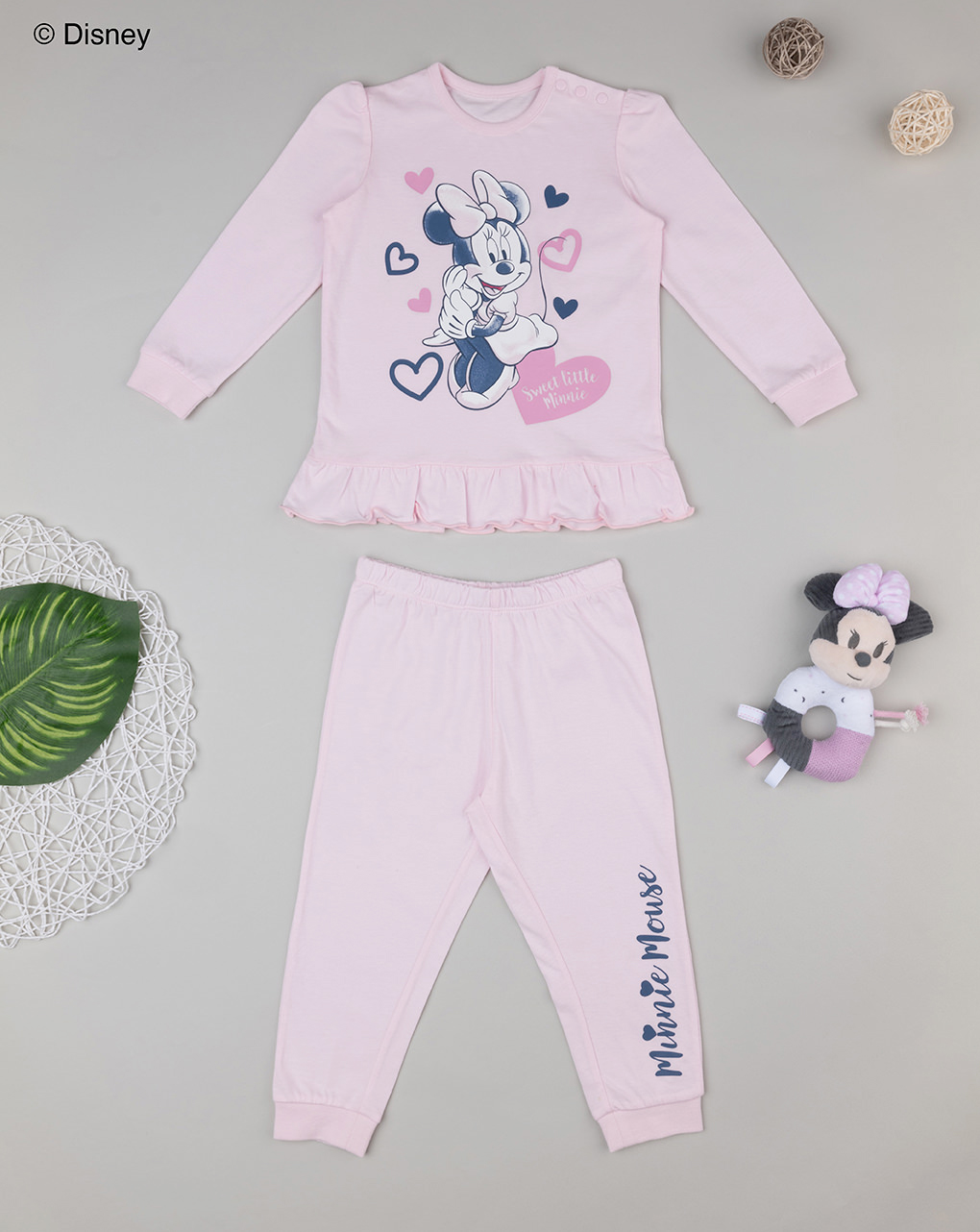 Pigiama bimba minnie