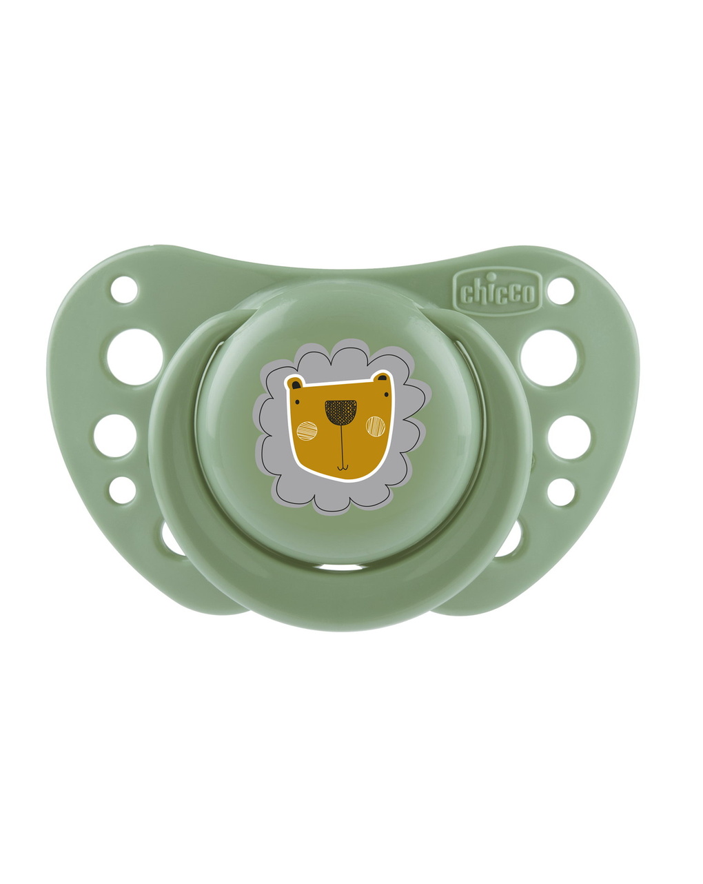 Chicco - succhietto air verde 2-6m 2pz-silicone