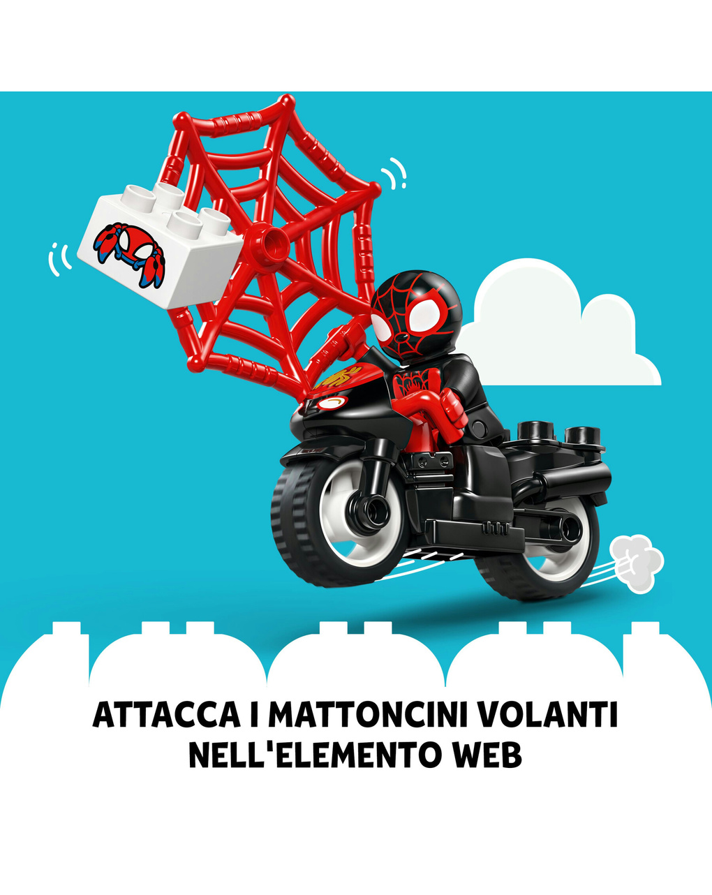 L'avventura in moto di spin - 2+  - lego duplo marvel