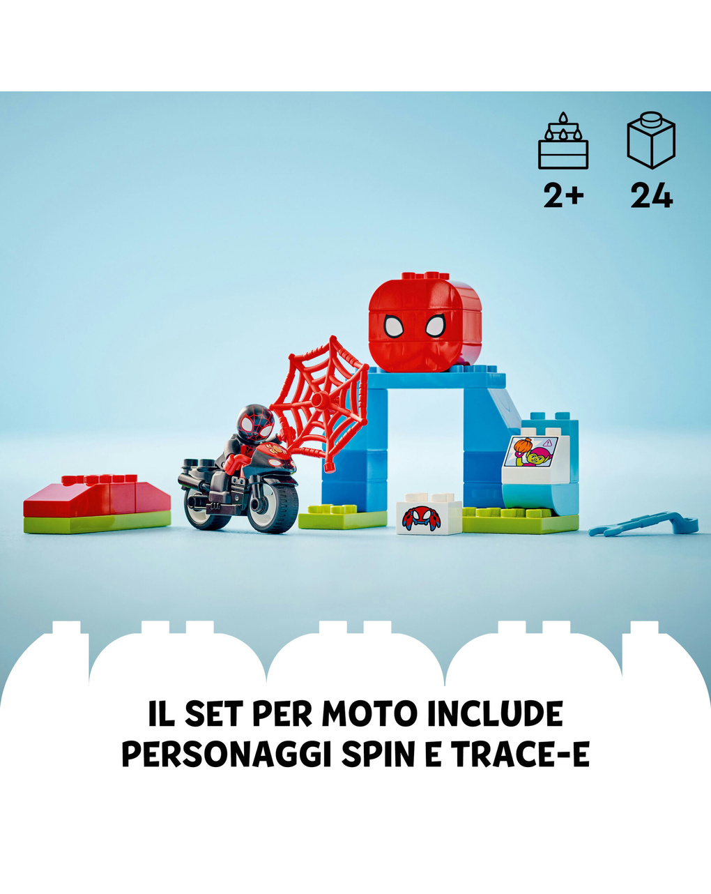 L'avventura in moto di spin - 2+  - lego duplo marvel